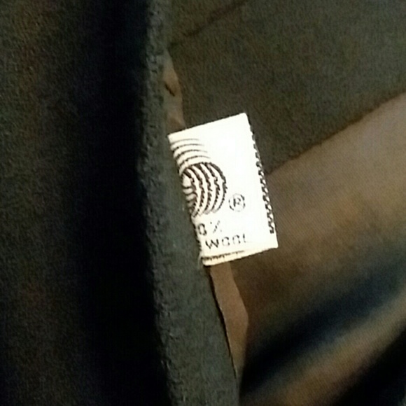 Black Wool Cape Wrap - Picture 6 of 8